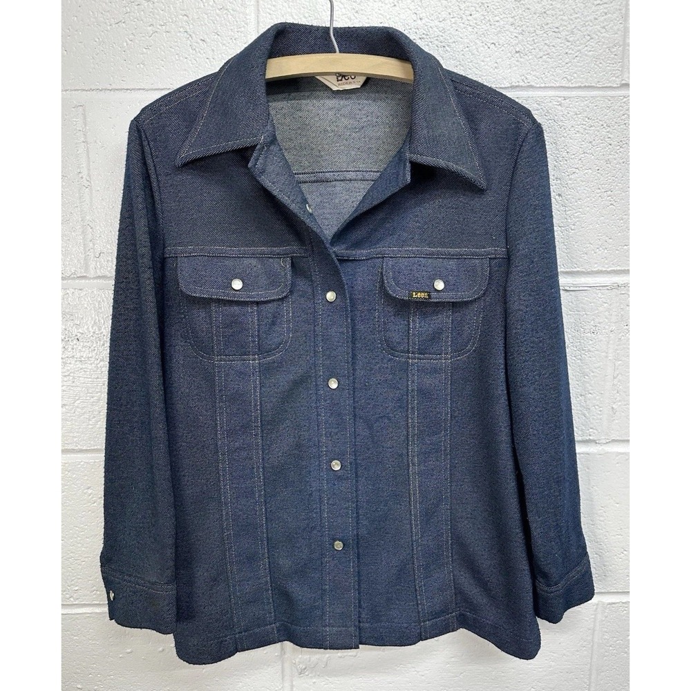 VTG 1970s LEE‎ Riders Pearl Snap Jacket / Made In USA / Men's Medium